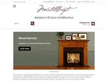 Tablet Screenshot of mantelcraft.com